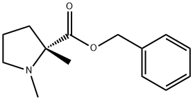 benzyl (2R)-1,2-diMethylpyrrolidine-2-carboxylate Struktur