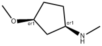 (1R,3S)-3-Methoxy-N-Methylcyclopentan-1-aMine Struktur