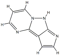 1H-Pyrrolo[2,3:3,4]pyrazolo[1,5-a]pyrimidine  (9CI) Struktur