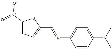 N N-DIMETHYL-N'-((5-NITRO-2-THIENYL)- Struktur