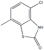 2(3H)-Benzothiazolone,4-chloro-7-methyl-(9CI) Struktur