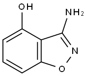 1,2-Benzisoxazol-4-ol,3-amino-(9CI) Struktur