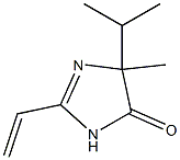 4H-Imidazol-4-one,2-ethenyl-1,5-dihydro-5-methyl-5-(1-methylethyl)-(9CI) Struktur