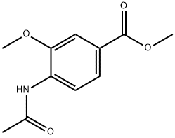 methyl 4-acetamido-3-methoxybenzoate Struktur