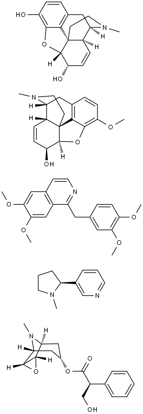 papaveretum-hyoscine Struktur