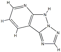 1H-[1,2,4]Triazolo[1,5:1,5]pyrazolo[3,4-b]pyridine  (9CI) Struktur