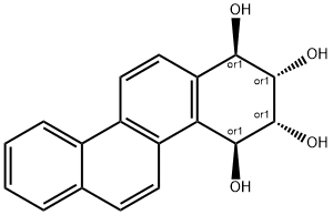 (1α,2β,3β,4α)-1,2,3,4-Tetrahydro-1,2,3,4-chrysenetetrol Struktur