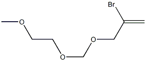 2-Bromo-3-[(2-methoxyethoxy)methoxy]prop-1-ene Struktur