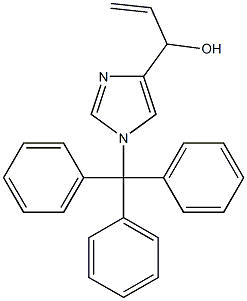 1H-IMidazole-4-Methanol, α-ethenyl-1-(triphenylMethyl)- Struktur