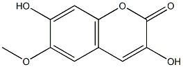 3-hydroxyscopoletin Struktur