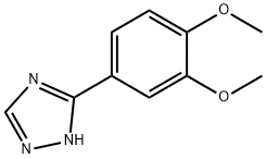 3-(3,4-dimethoxyphenyl)-1H-1,2,4-triazole Struktur