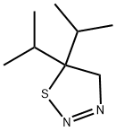 1,2,3-Thiadiazole,4,5-dihydro-5,5-bis(1-methylethyl)-(9CI) Struktur