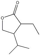 2(3H)-Furanone,3-ethyldihydro-4-(1-methylethyl)-(9CI) Struktur