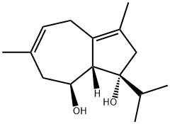 (1R)-1,2,4,7,8,8aα-Hexahydro-1-isopropyl-3,6-dimethylazulene-1β,8α-diol Struktur