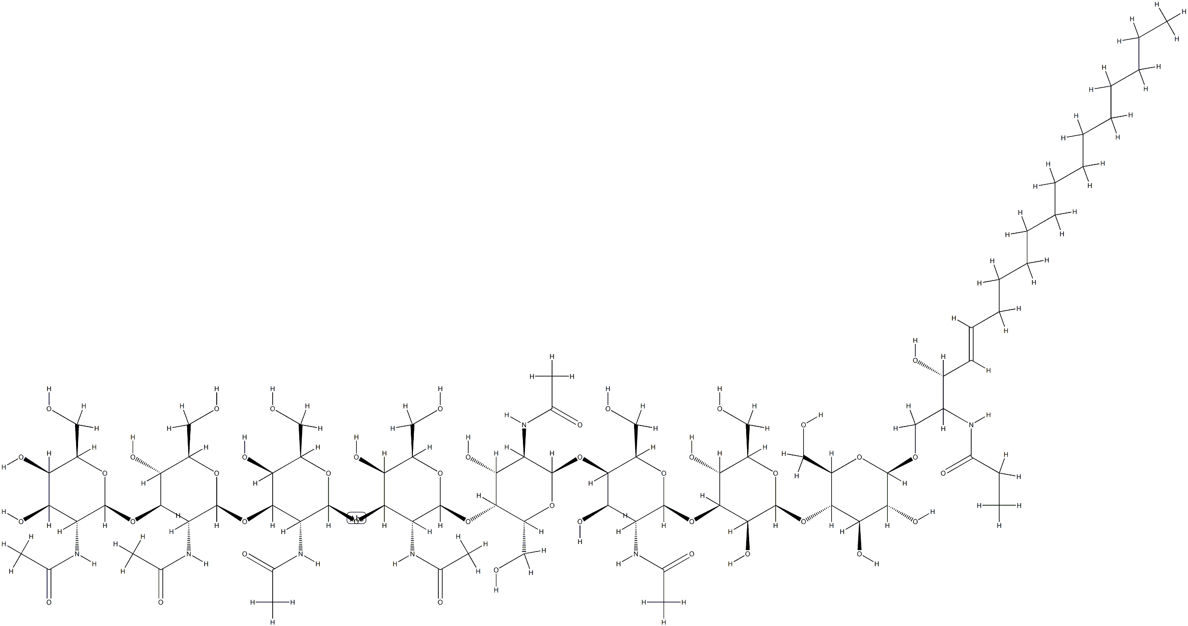 glycosphingolipid COS Struktur