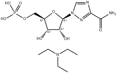 ribavirin 3',5'-phosphate pentadecamer homoribopolymer Struktur