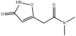 5-Isoxazoleacetamide,2,3-dihydro-N,N-dimethyl-3-oxo-(9CI) Struktur