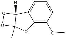 2A,7B-DIHYDRO-7B-METHOXY-2A-METHYL-1,2-DIOXETO(3,4-B)BENZO. Struktur