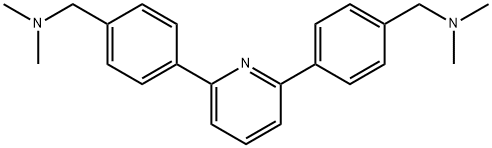 2,6-Bis[4-[2-(dimethylamino)methyl]phenyl]pyridine Struktur