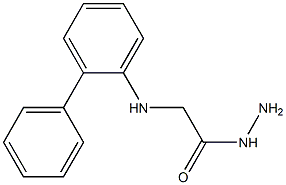 N-(biphenyl)glycylhydrazide Struktur