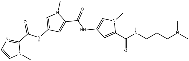 1-methylimidazole-2-carboxamide netropsin Struktur