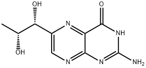 D-THREO-BIOPTERIN* Struktur