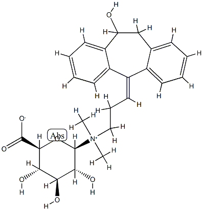 10-hydroxyamitriptyline-N-glucuronide Struktur