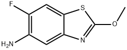 5-Benzothiazolamine,6-fluoro-2-methoxy-(9CI) Struktur