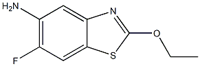 5-Benzothiazolamine,2-ethoxy-6-fluoro-(9CI) Struktur