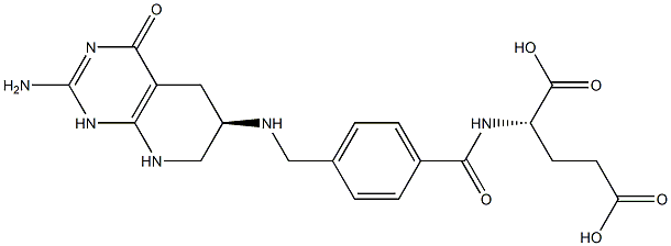 5-deaza-5,6,7,8-tetrahydroisofolic acid Struktur