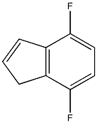 1H-Indene,4,7-difluoro-(9CI) Struktur