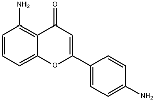 4H-1-Benzopyran-4-one,5-amino-2-(4-aminophenyl)-(9CI) Struktur