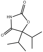 2,4-Oxazolidinedione,5,5-bis(1-methylethyl)-(9CI) Struktur