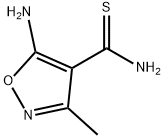 4-Isoxazolecarbothioamide,5-amino-3-methyl-(9CI) Struktur