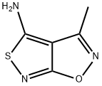 Isothiazolo[4,3-d]isoxazol-4-amine, 3-methyl- (9CI) Struktur