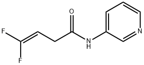 3-Butenamide,4,4-difluoro-N-3-pyridinyl-(9CI) Struktur