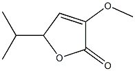 2(5H)-Furanone,3-methoxy-5-(1-methylethyl)-(9CI) Struktur