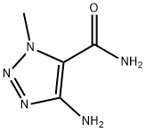 1H-1,2,3-Triazole-5-carboxamide,4-amino-1-methyl-(7CI,8CI,9CI) Struktur