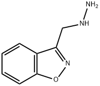 1,2-Benzisoxazole,3-(hydrazinomethyl)-(9CI) Struktur