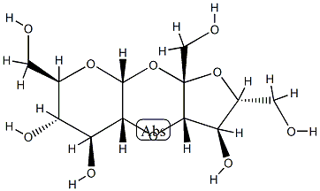 2,3'-anhydrosucrose Struktur