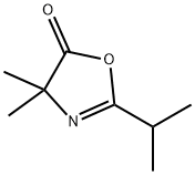 5(4H)-Oxazolone,4,4-dimethyl-2-(1-methylethyl)-(9CI) Struktur