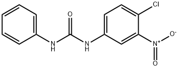 N-(4-chloro-3-nitrophenyl)-N'-phenylurea Struktur