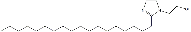 N-(2-Hydroxyethyl)-2-alkyl(C18)-2-imidazoline Struktur