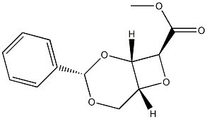 2,4-anhydro-3,5-O-[(S)-phenylMethylene]- D-Lyxonic acid Methyl ester Struktur