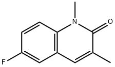 2(1H)-Quinolinone,6-fluoro-1,3-dimethyl-(9CI) Struktur