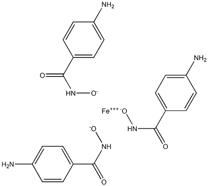 iron(3+)-4-aminobenzohydroxamic acid complex Struktur