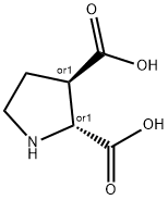 2,3-Pyrrolidinedicarboxylicacid,(2R,3R)-rel-(9CI) Struktur