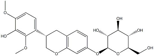 astraisoflavanin Struktur