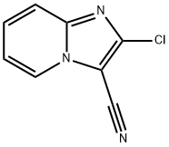 2-chloroimidazo[1,2-a]pyridine-3-carbonitrile Struktur