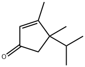 2-Cyclopenten-1-one,3,4-dimethyl-4-(1-methylethyl)-(9CI) Struktur